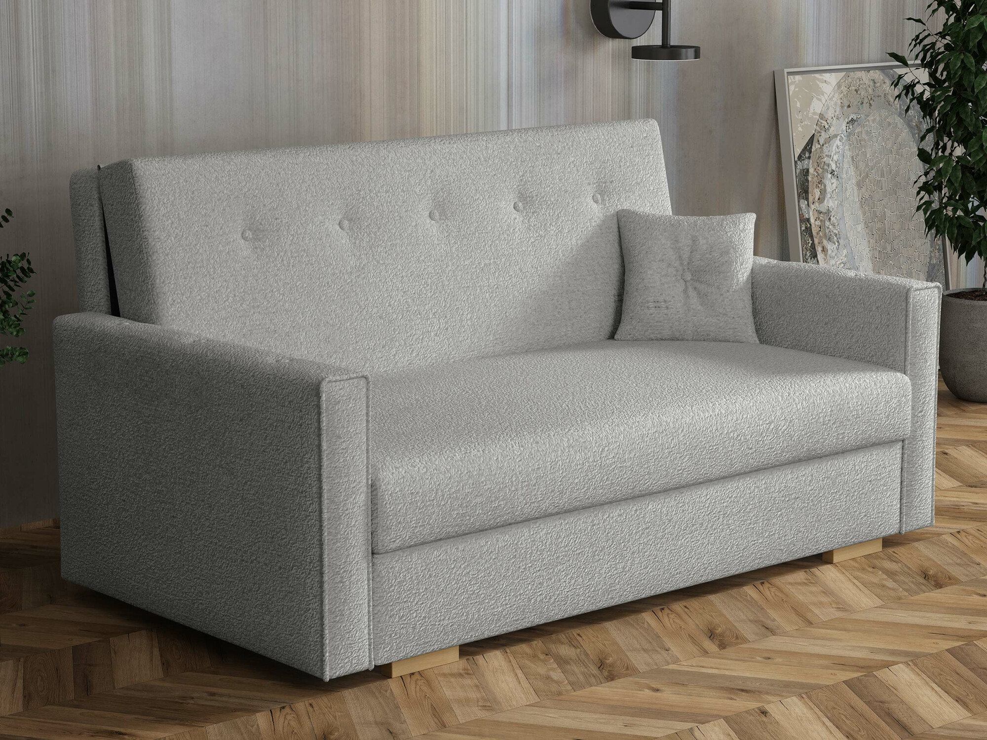Sofa na razvlačenje Caelrin III (Coral 75)