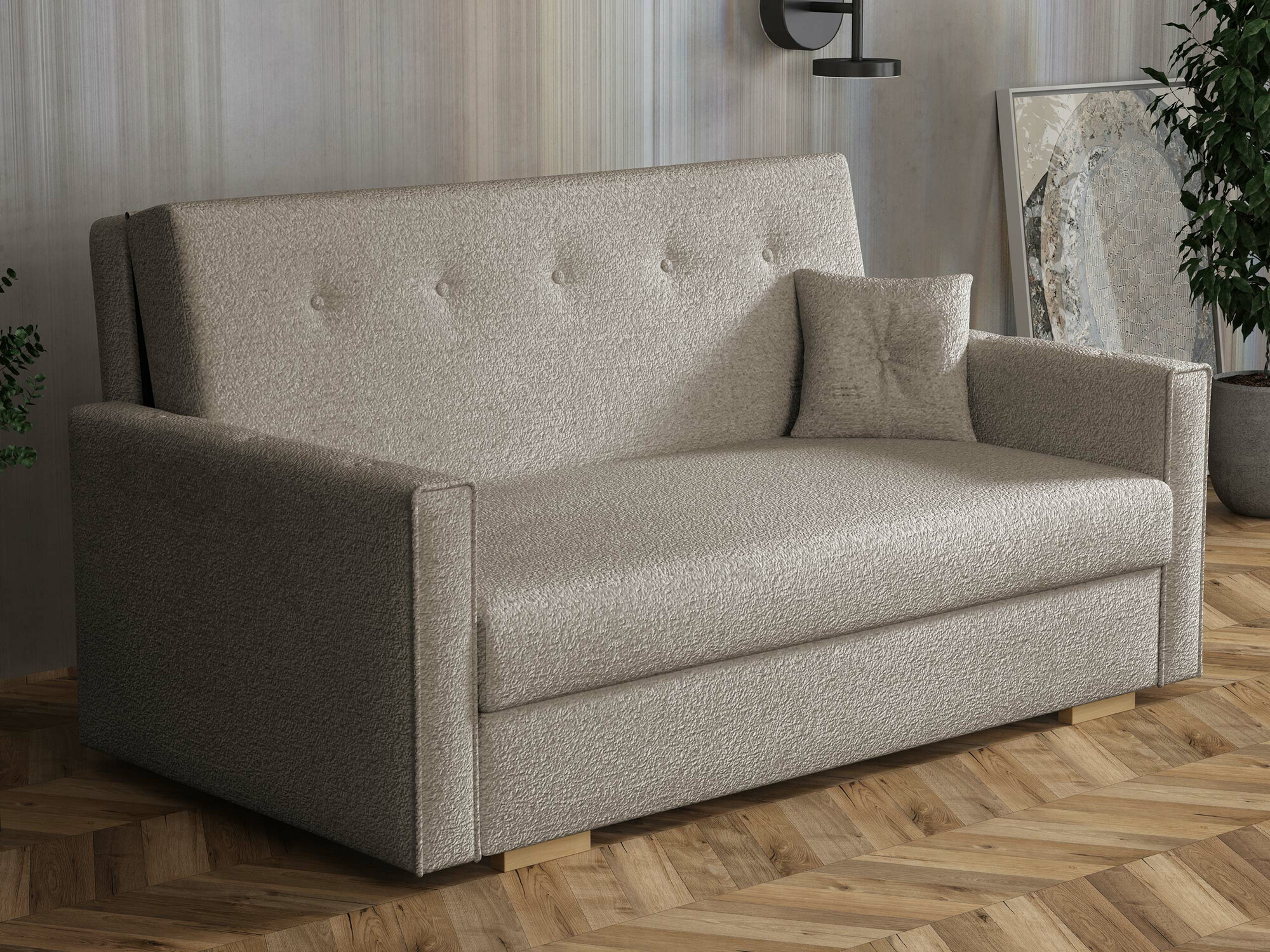Sofa na razvlačenje Columbus 234 (Coral 50)