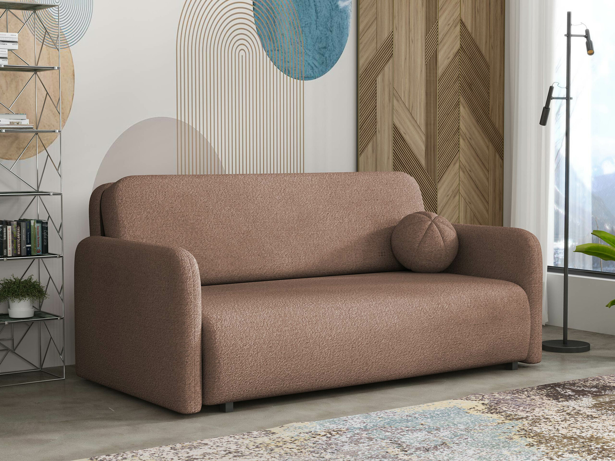 Sofa na razvlačenje Poetal IV (Coral 45)