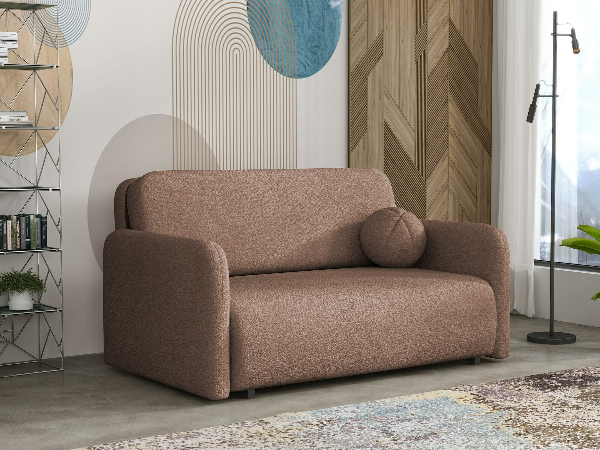 Sofa na razvlačenje Poetal III (Coral 45)