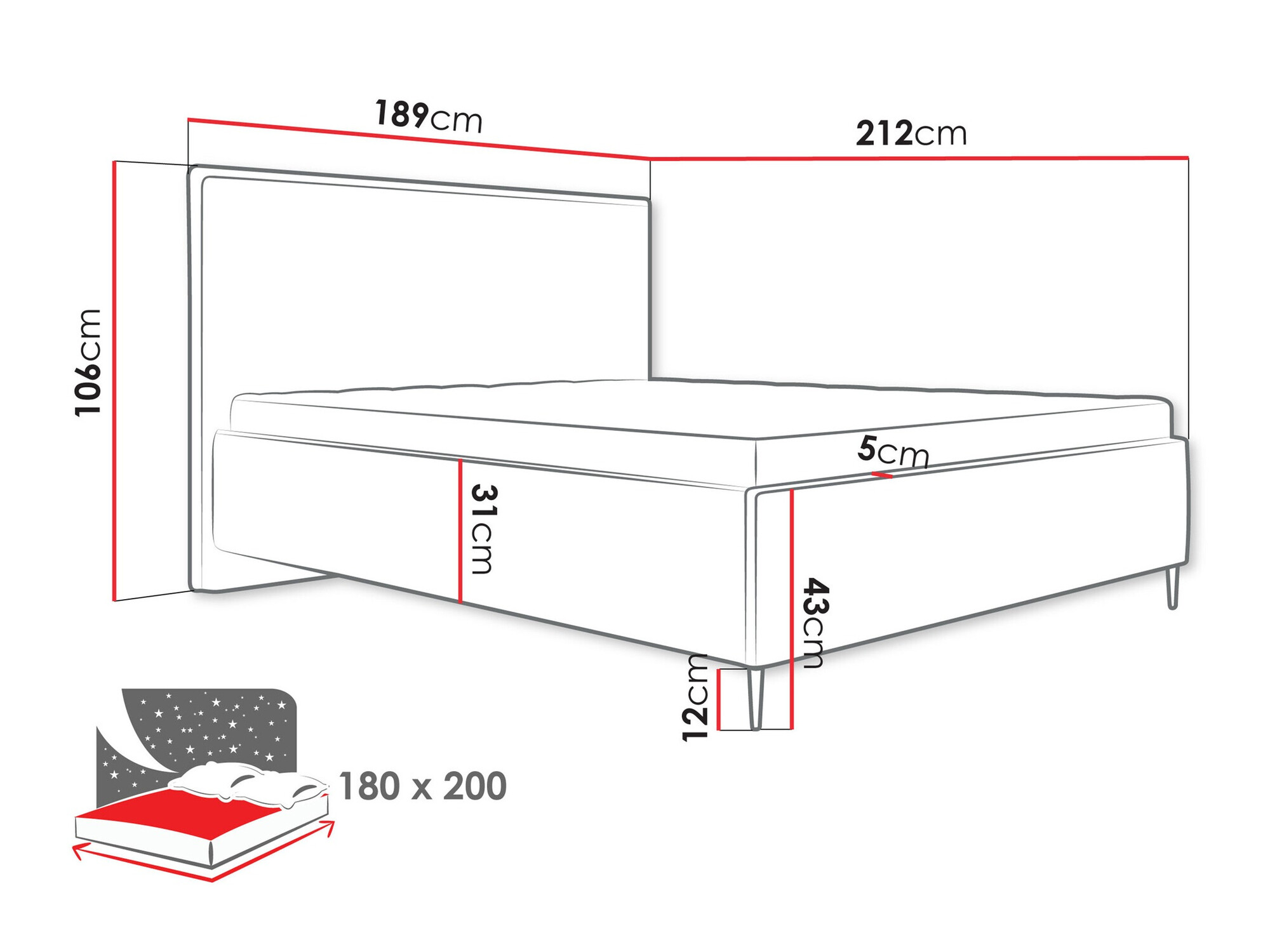 Krevet ComfiDream 193 (Poso 14)