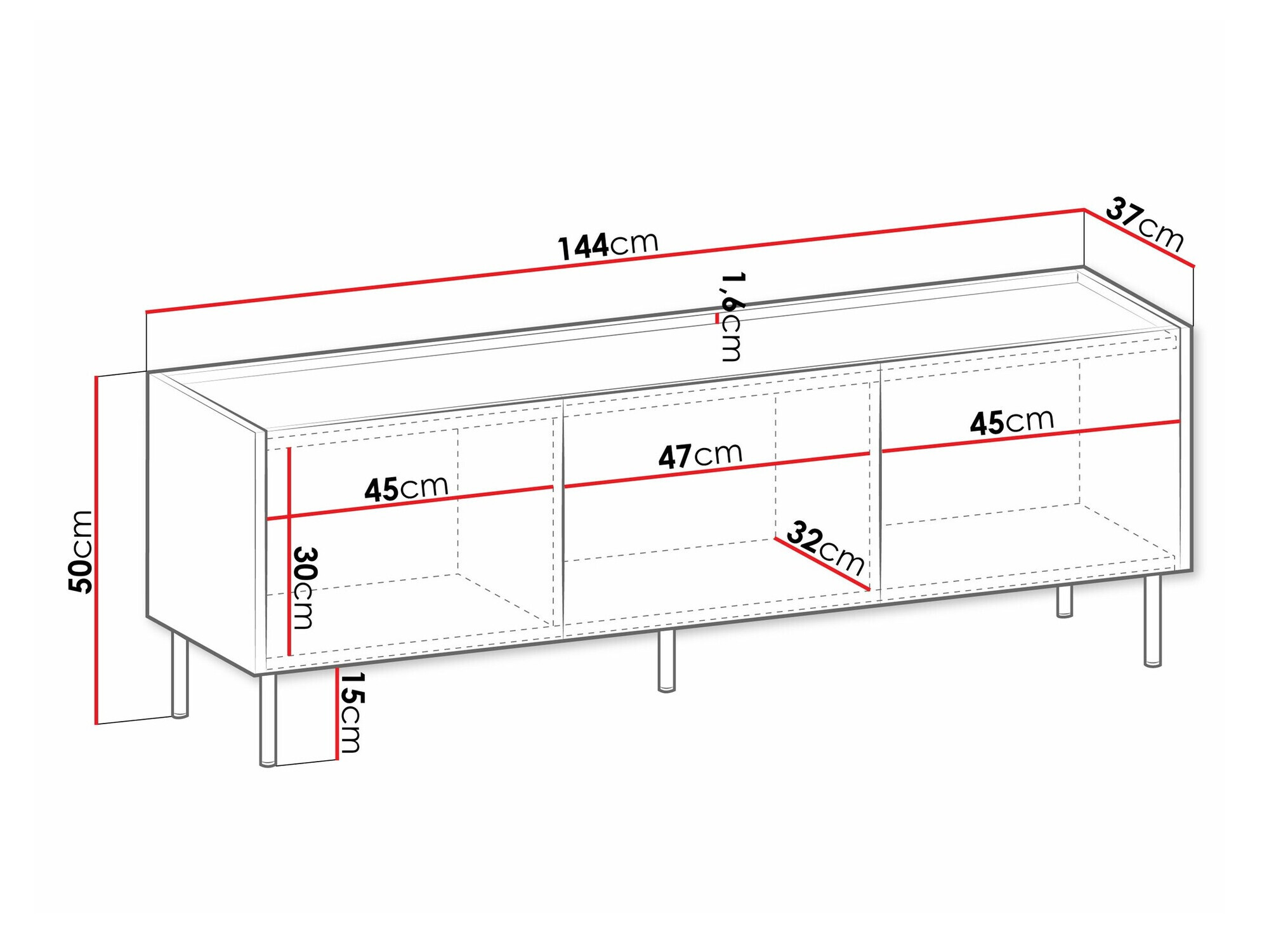 TV komoda Comfivo Belviro