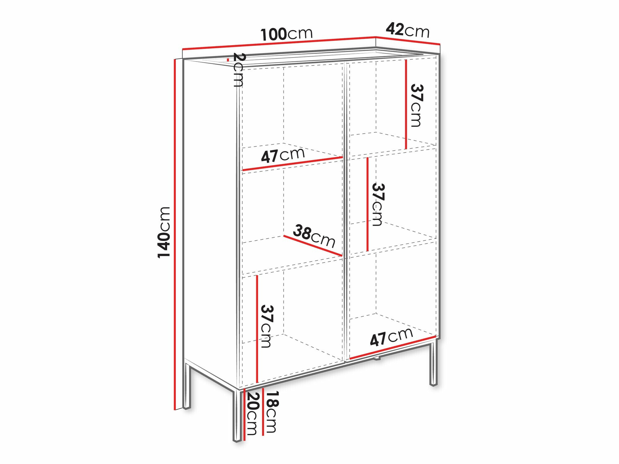 Polica Lunole 100 (Kašmir)