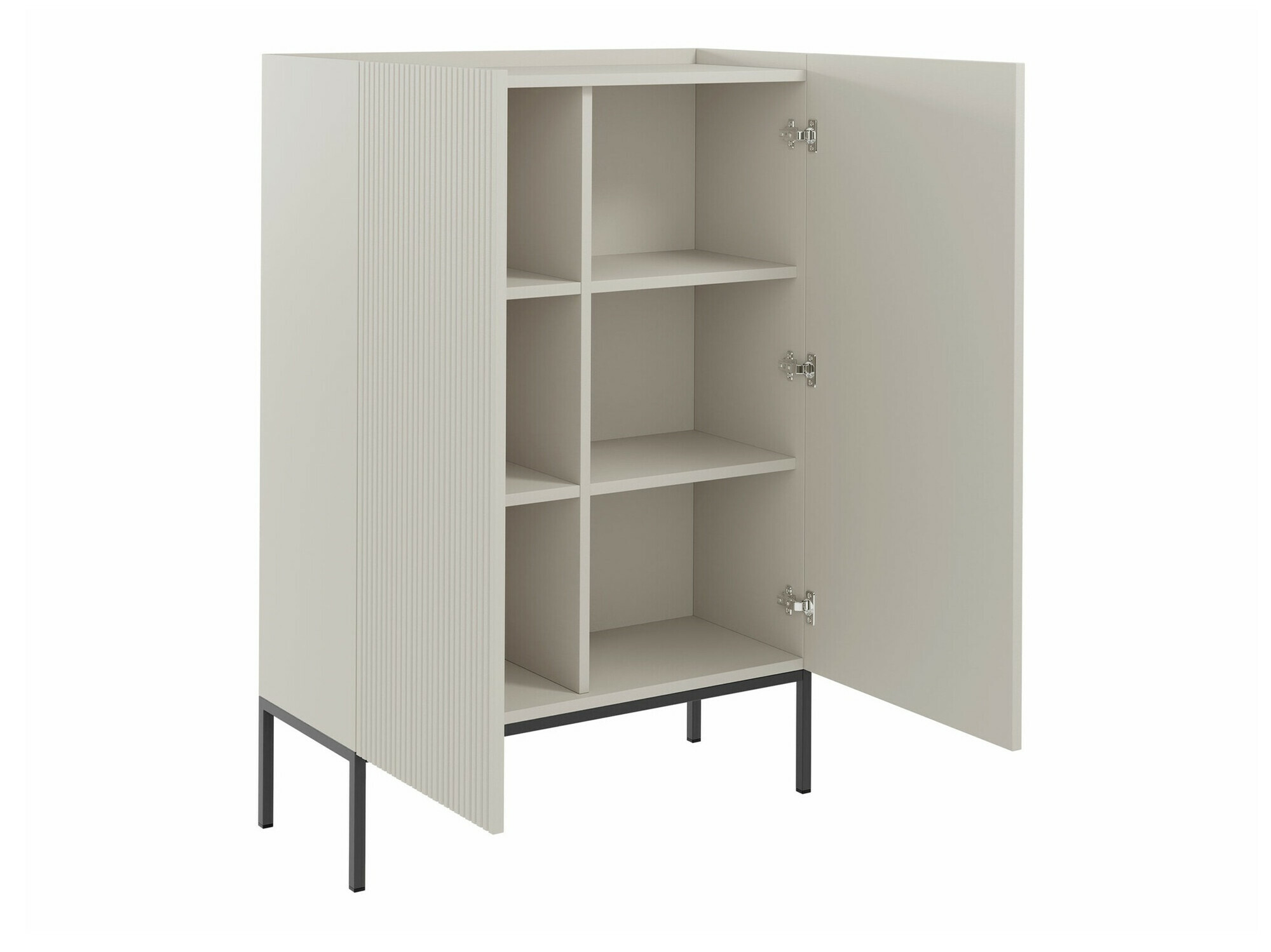 Polica Lunole 100 (Zanatski hrast + Crno)