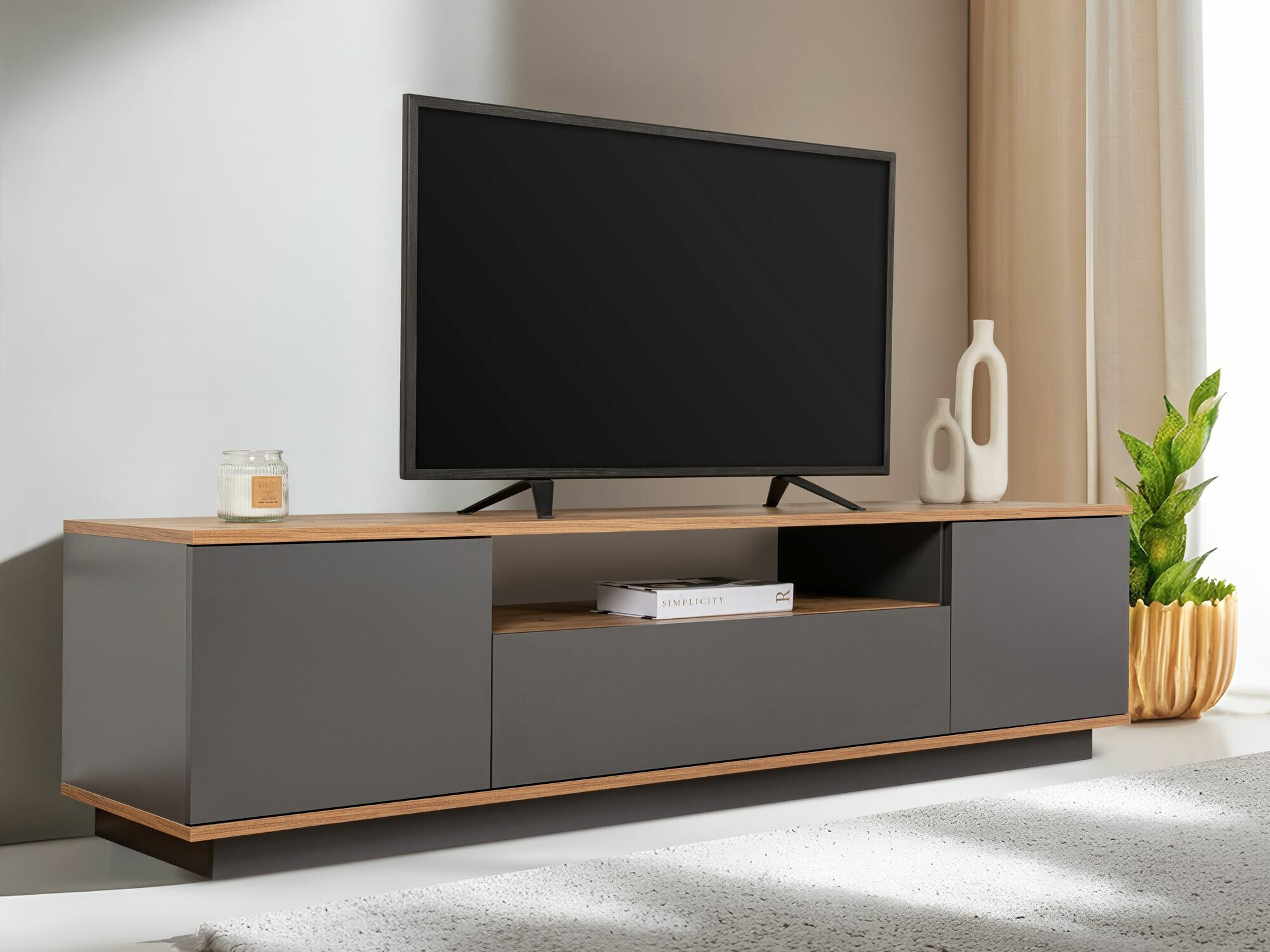 TV komoda Kailua 2405 (Antracit)