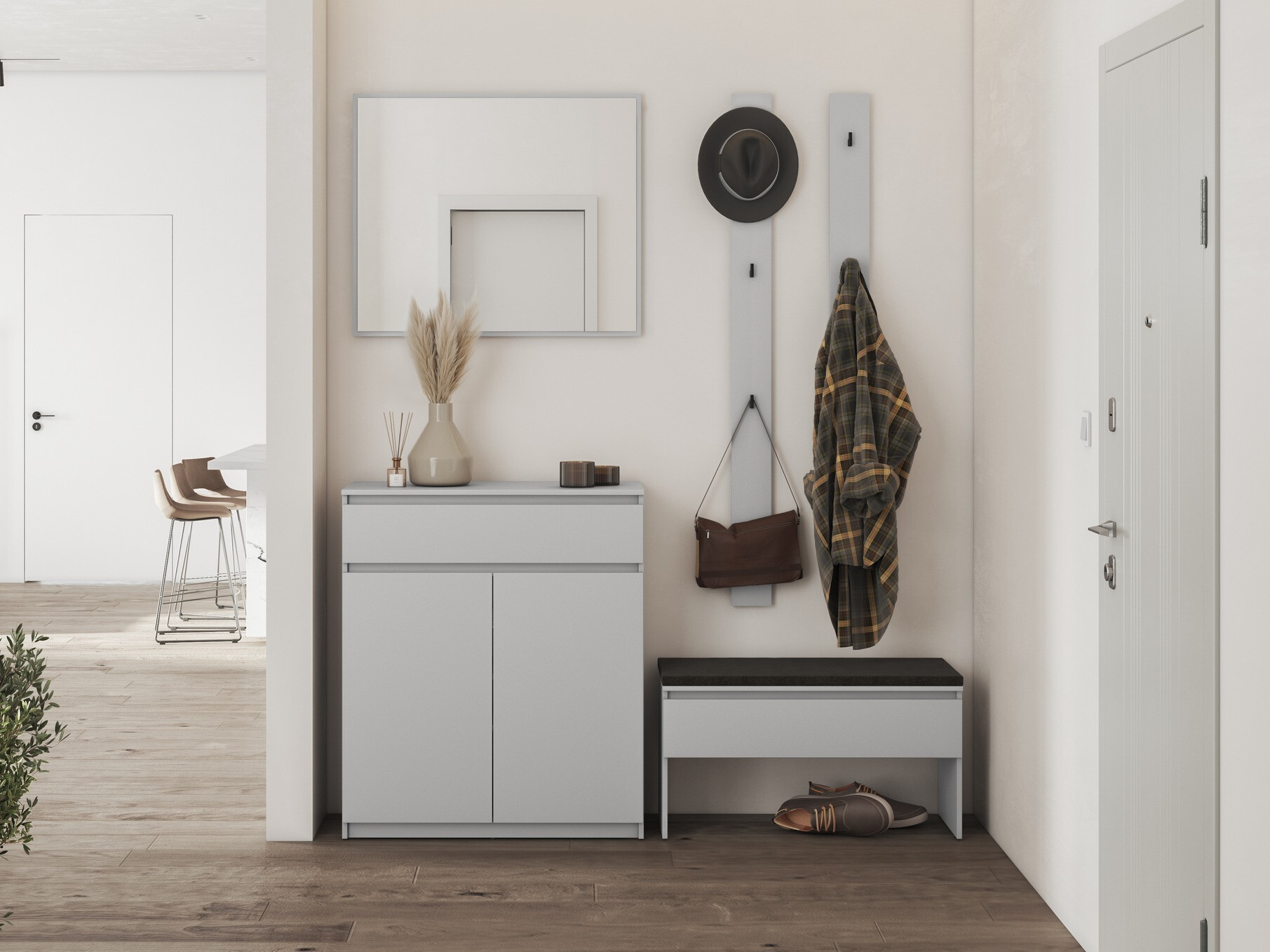 Čiviluk Lorcama 102 (Sivo)