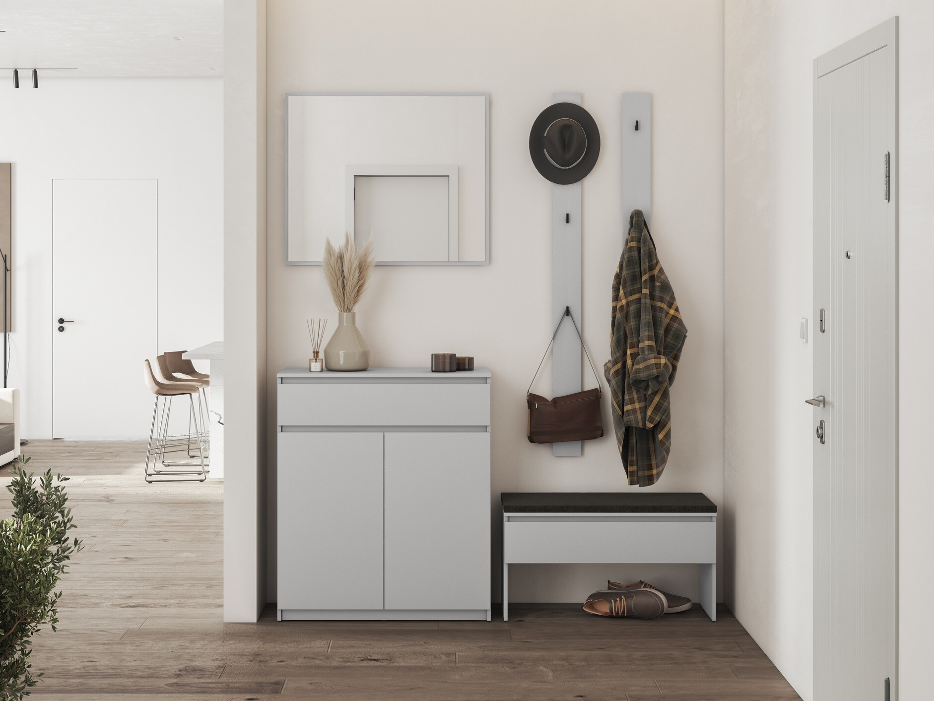 Ogledalo Lorcama 101 (Sivo)