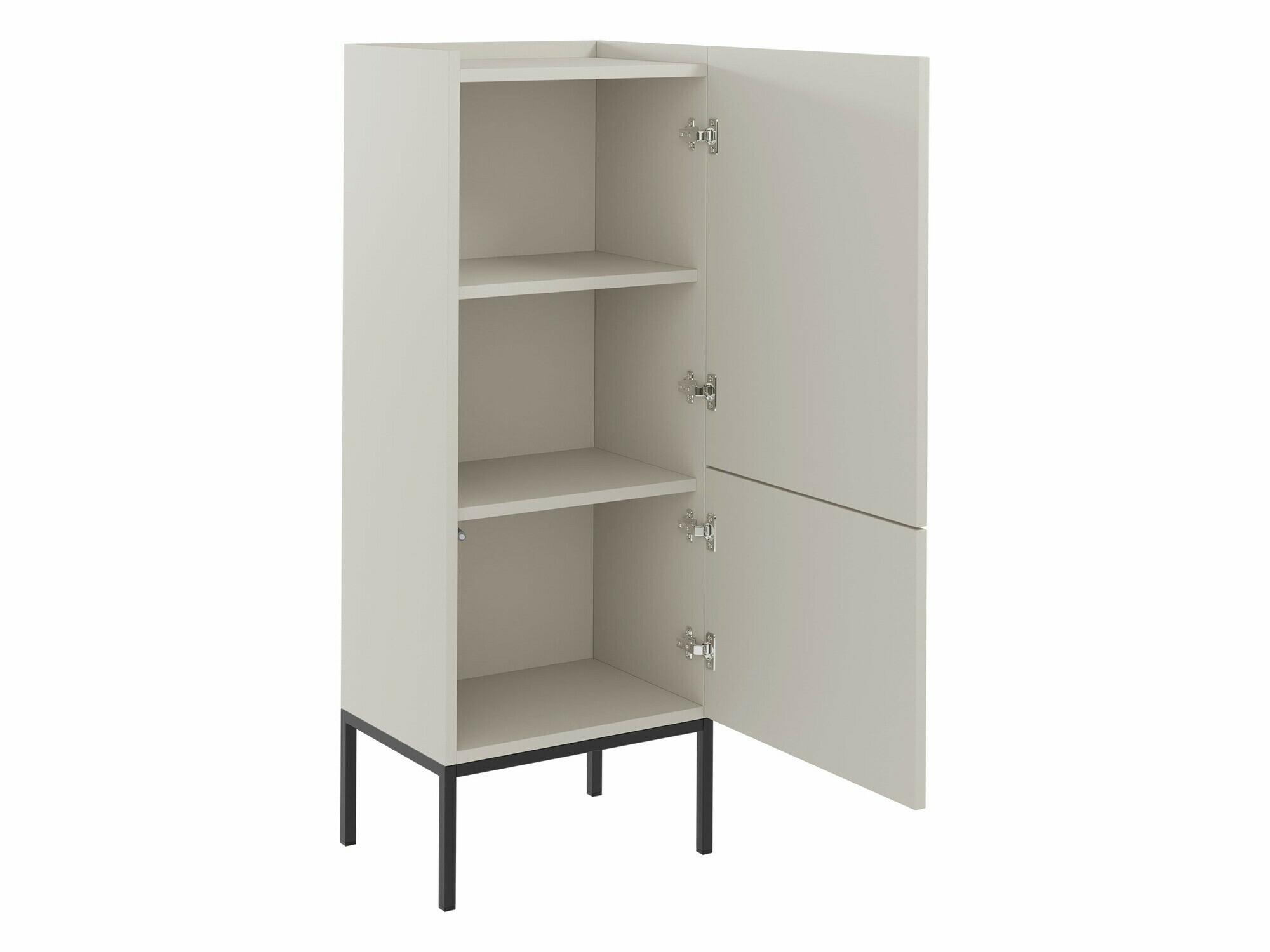 Polica Lunole 102 (Zanatski hrast + Crno)