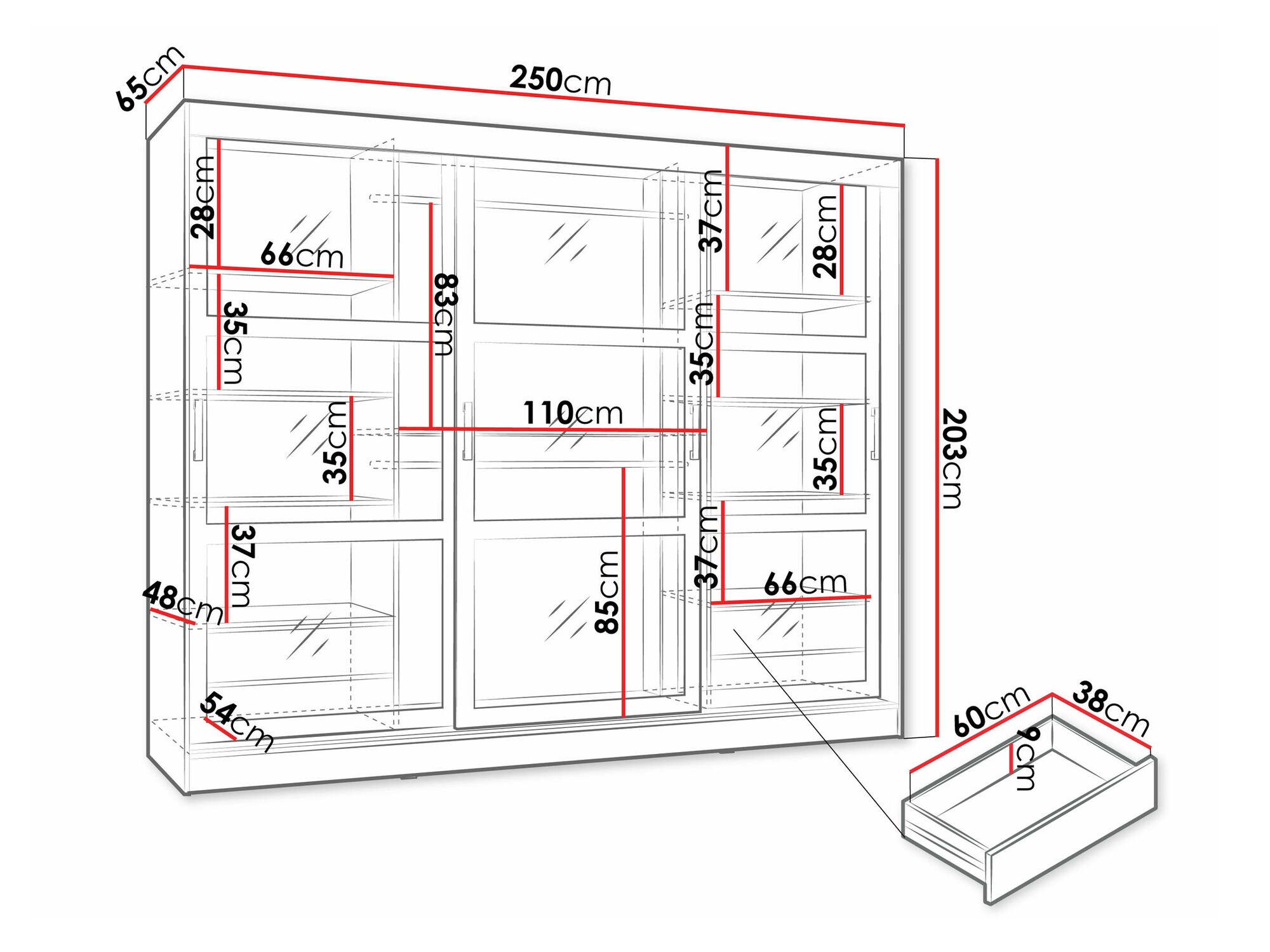 Ormar Comfivo 428 (Belo)