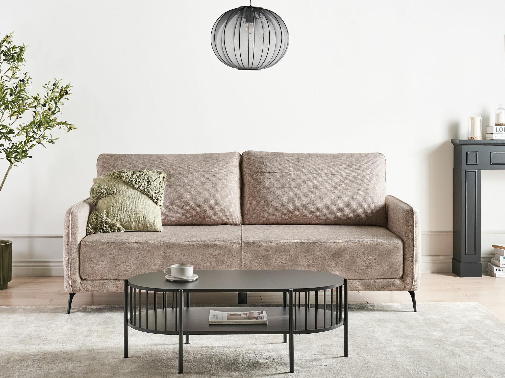 Sofa na razvlačenje Berwyn 2549 (Svetlo smeđa)