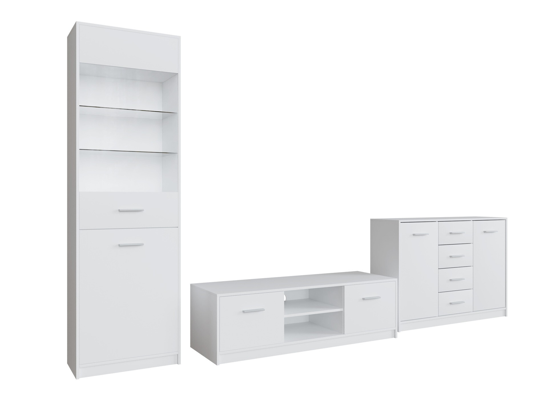 Set za dnevnu sobu Novsore 162 (Belo)