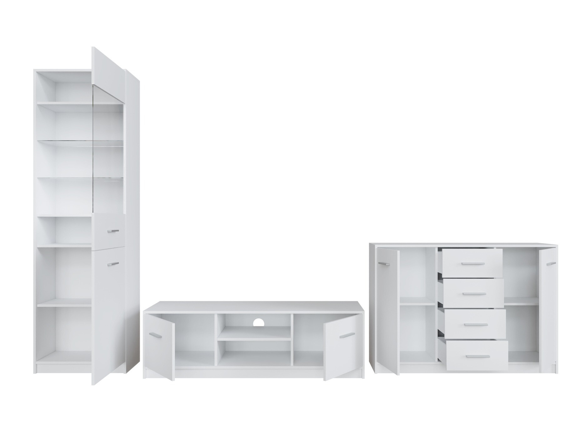 Set za dnevnu sobu Novsore 162 (Belo)