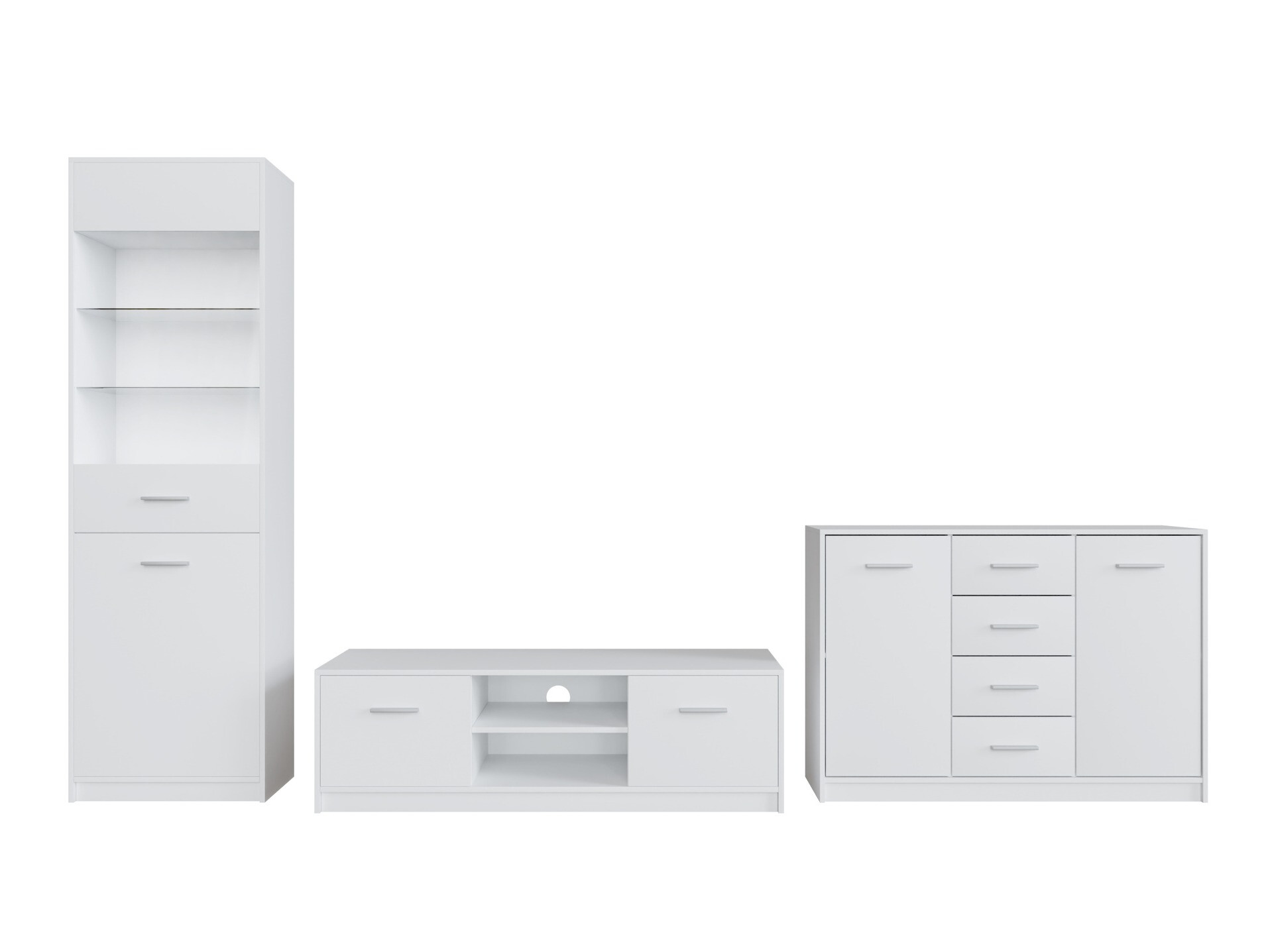 Set za dnevnu sobu Novsore 162 (Belo)