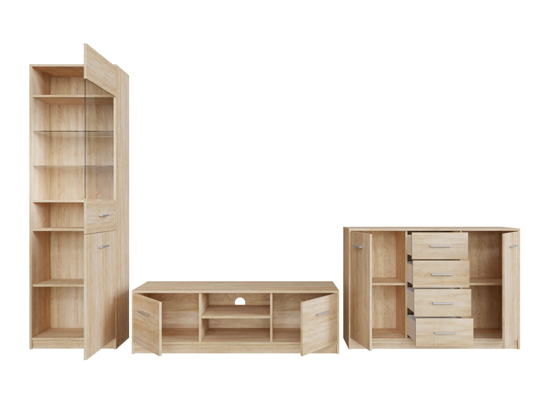 Set za dnevnu sobu Novsore 162 (Sonoma hrast)