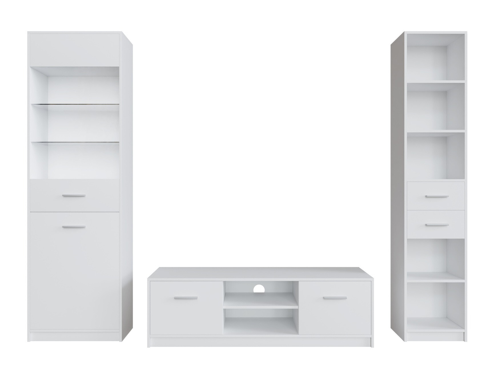 Set za dnevnu sobu Novsore 163 (Belo)