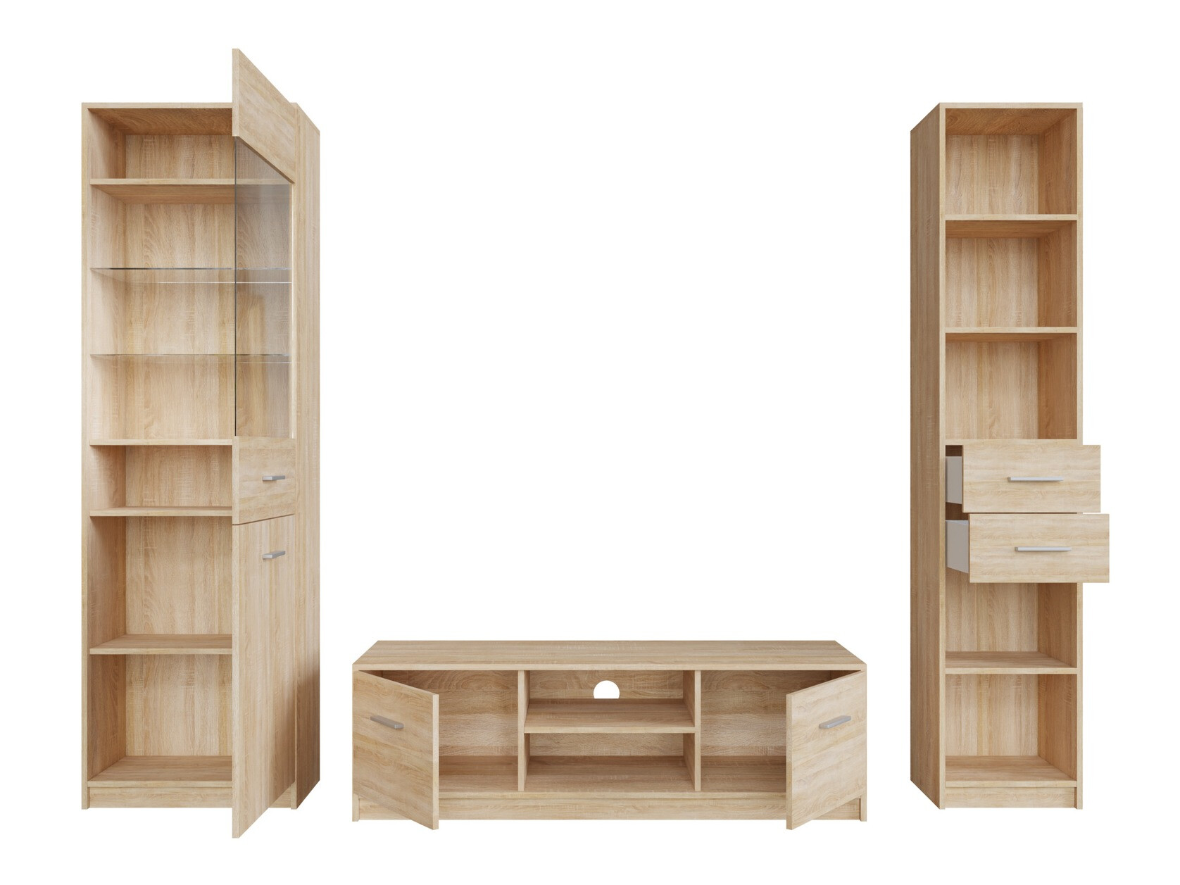 Set za dnevnu sobu Novsore 163 (Sonoma hrast)