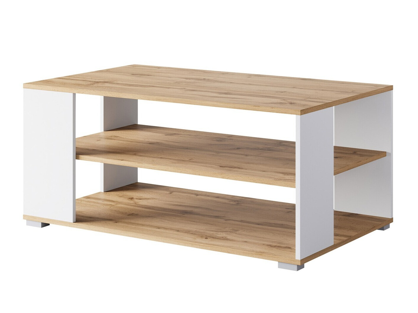 Stočić za kafu Sarasota 187 (Вотан храст + Belo)