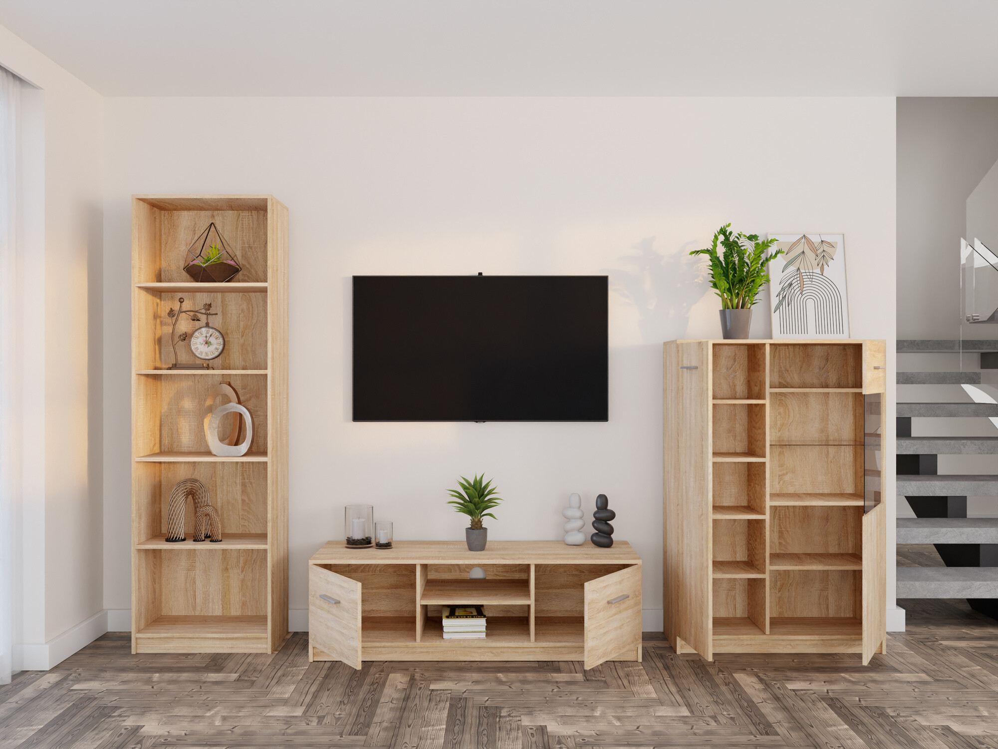 Set za dnevnu sobu Novsore 164 (Sonoma hrast)