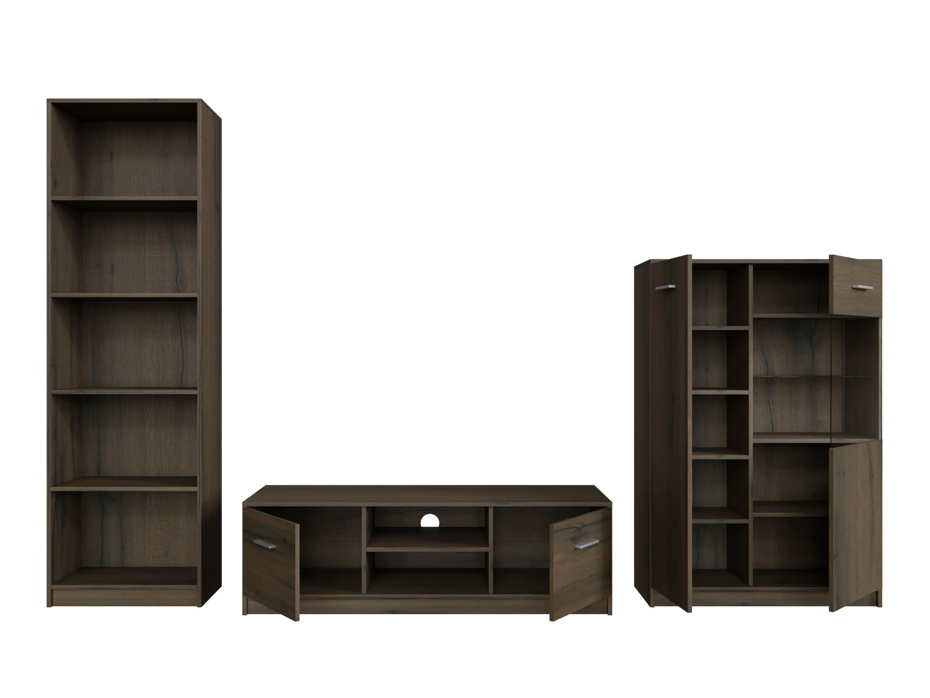 Set za dnevnu sobu Novsore 164 (Tamni hrast)