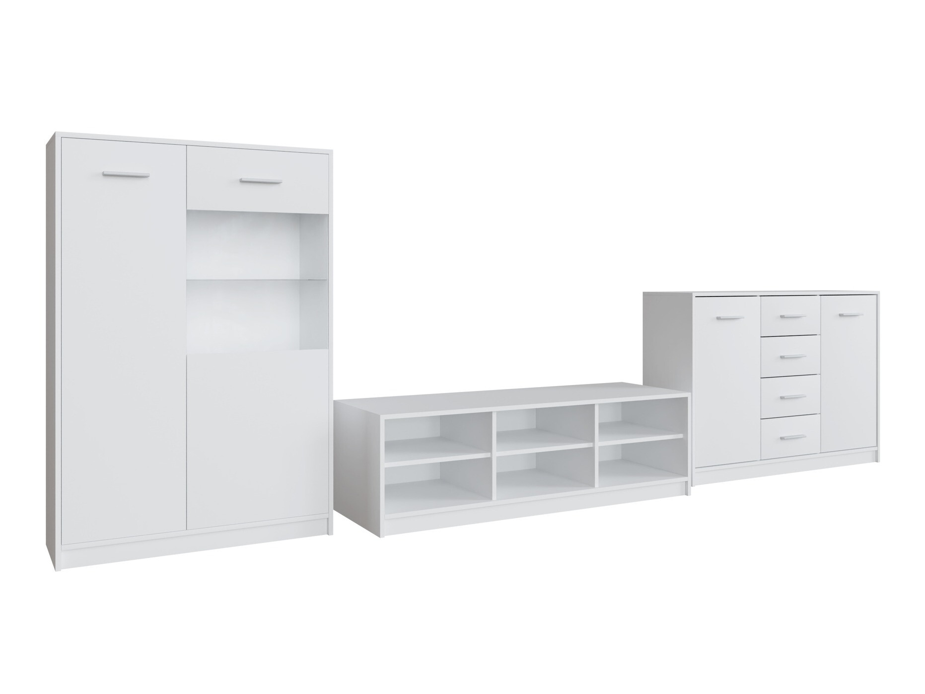 Set za dnevnu sobu Novsore 165 (Belo)