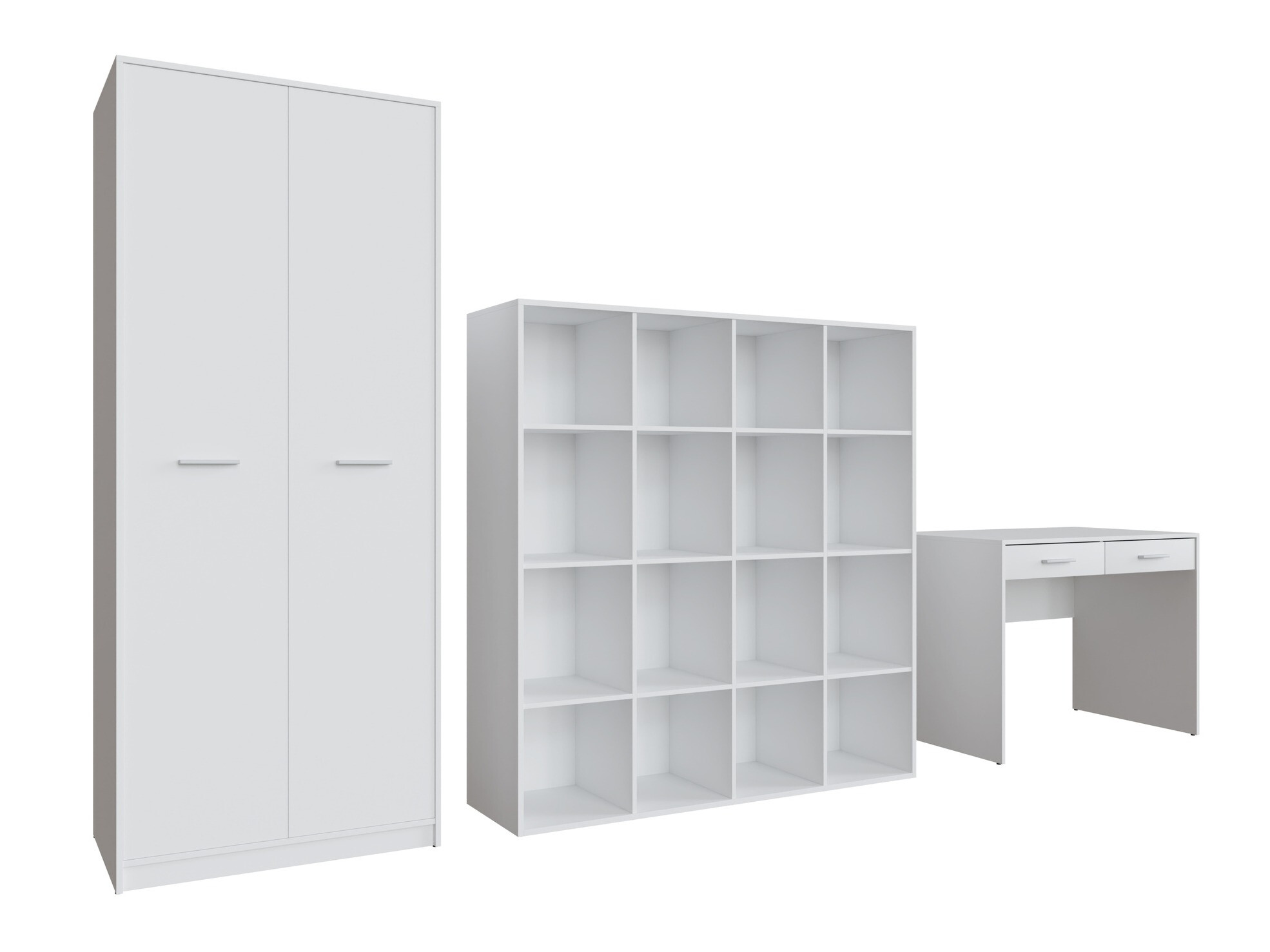 Set za kućnu kancelariju Novsore 166 (Belo)