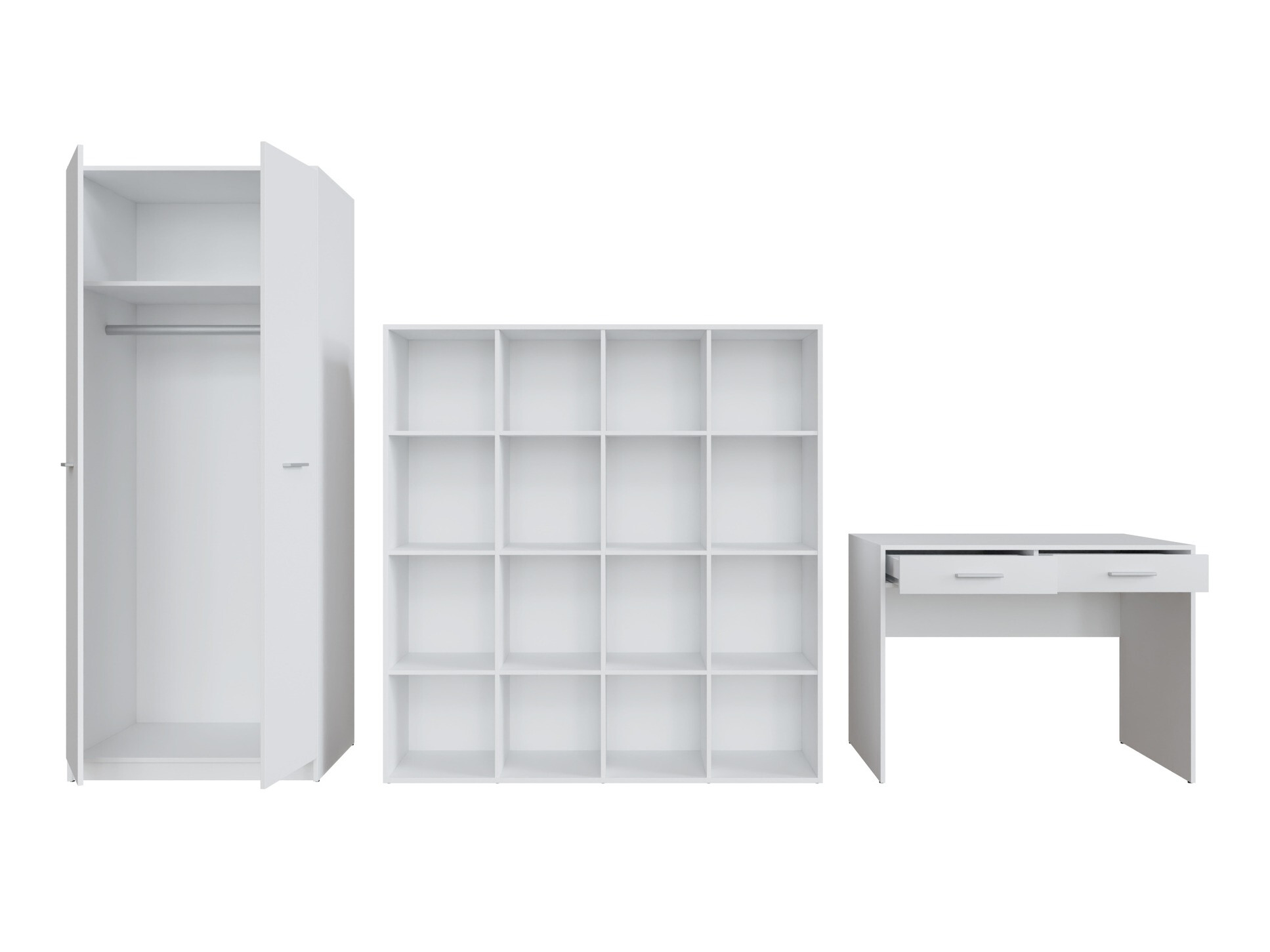 Set za kućnu kancelariju Novsore 166 (Belo)