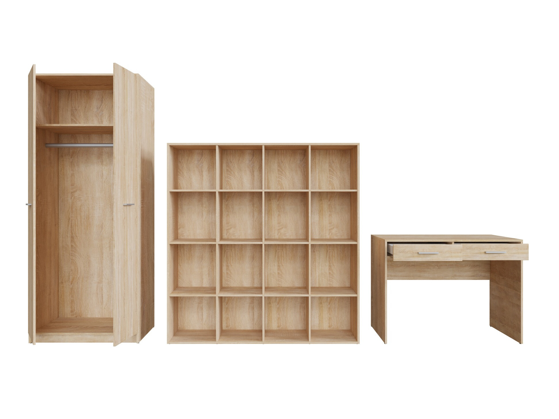 Set za kućnu kancelariju Novsore 166 (Sonoma hrast)