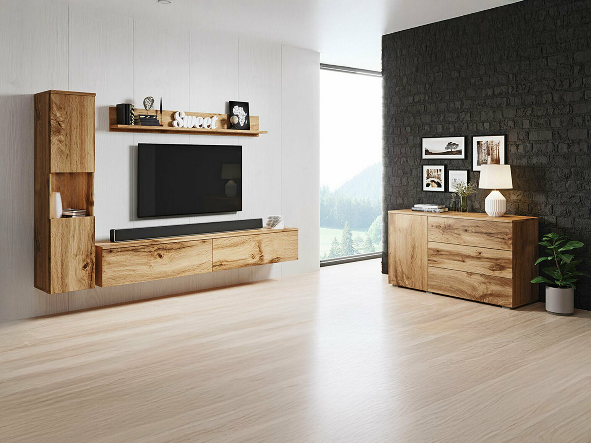 Set za dnevnu sobu Sarasota 132 (Вотан храст)