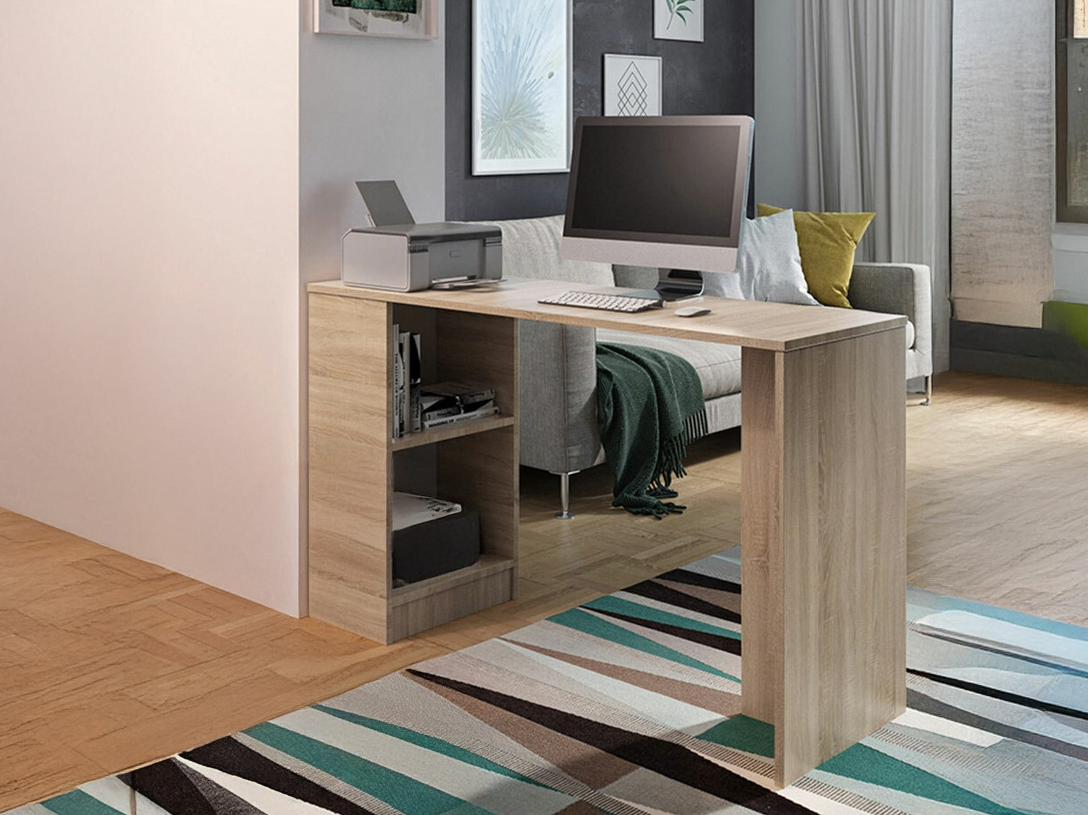 Kancelarijski sto Dover 113 (Sonoma hrast)