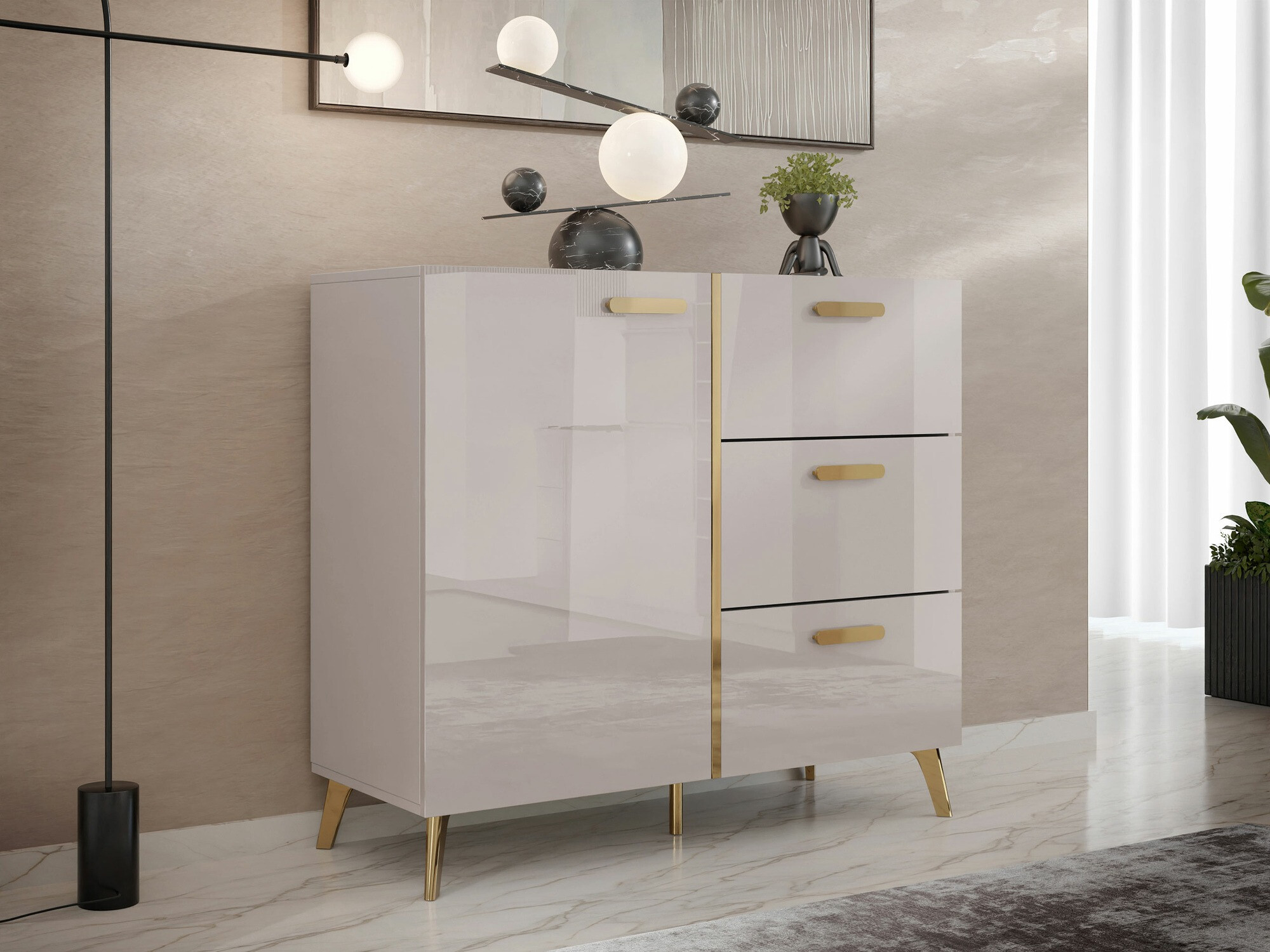 Komoda Comfivo Teslomo 108 (Kašmir + Sjajni kašmir)