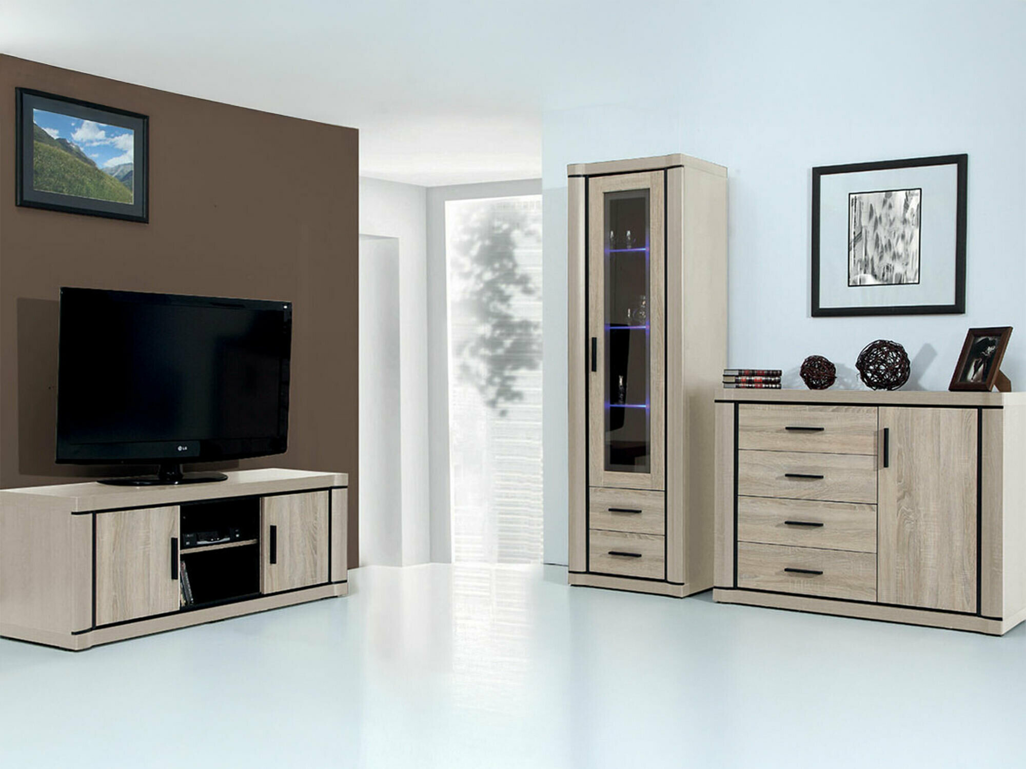 Set za dnevnu sobu Lorelie 122 (Sonoma hrast)