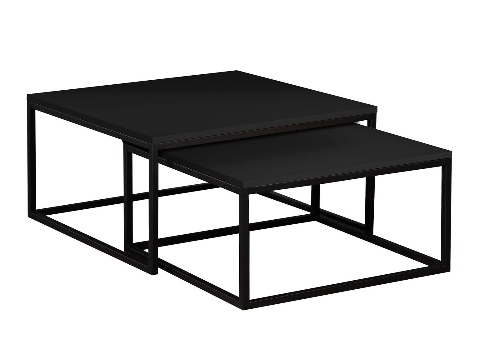 Set stočića za kafu Oswego 101 (Crno)
