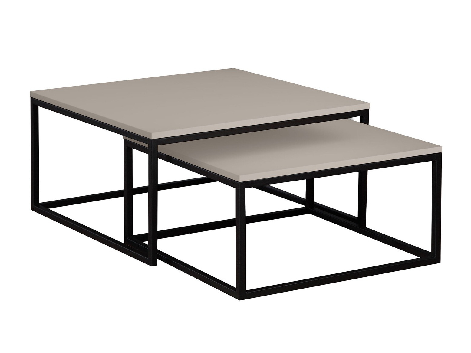 Set stočića za kafu Oswego 101 (Kašmir + Crno)