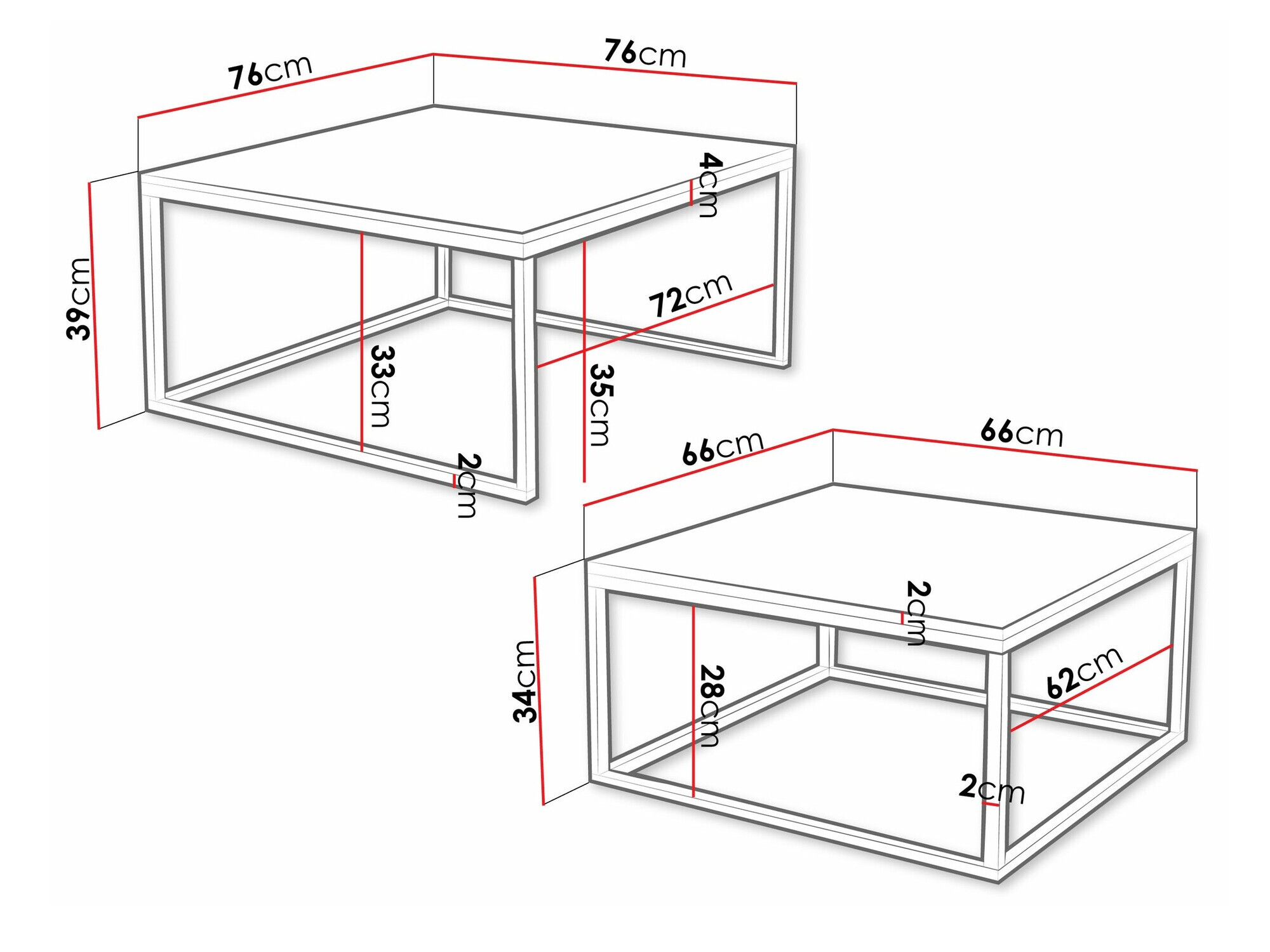 Set stočića za kafu Oswego 102 (Kašmir + Zlatan)