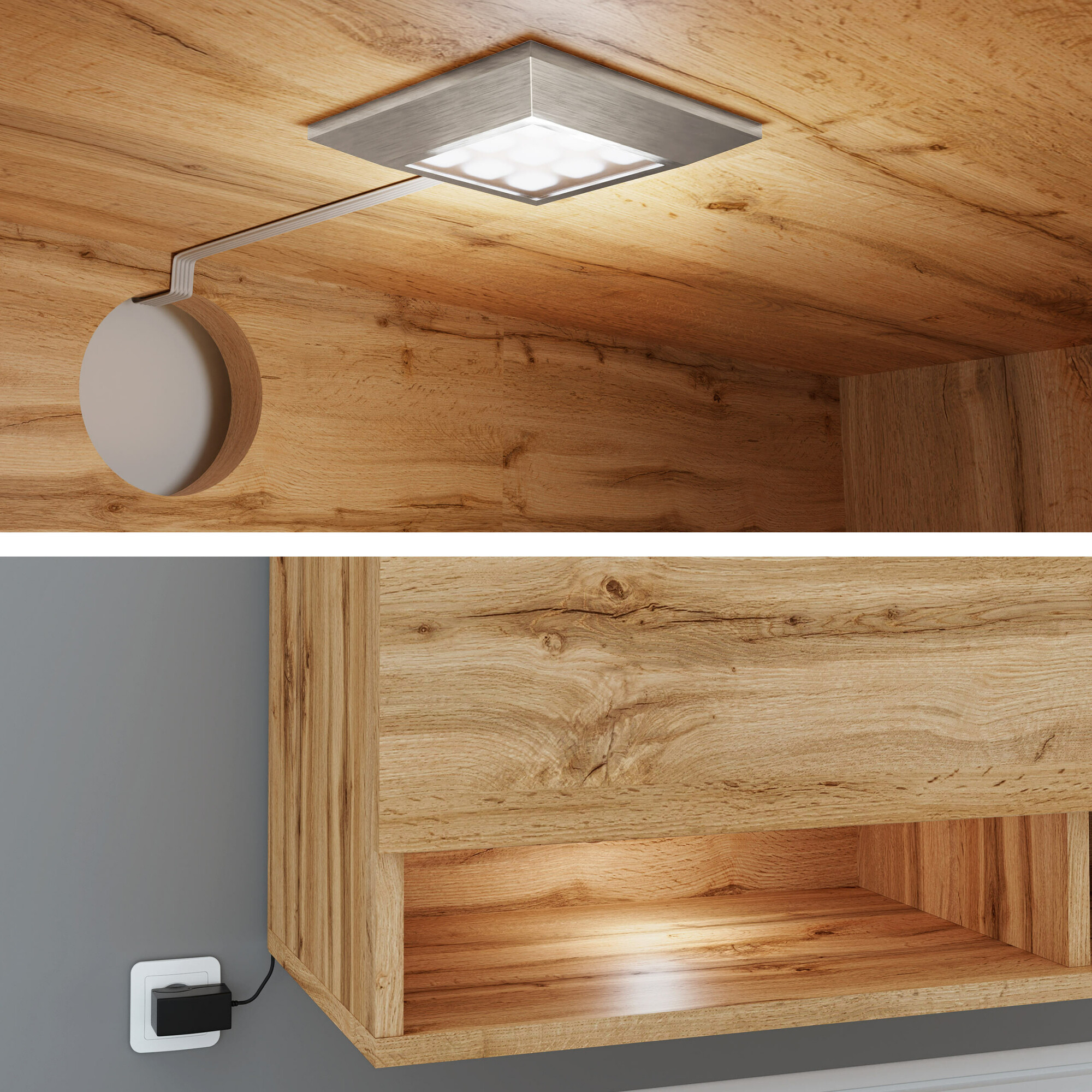 TV sto Sarasota 119 (Graphite + Вотан храст)