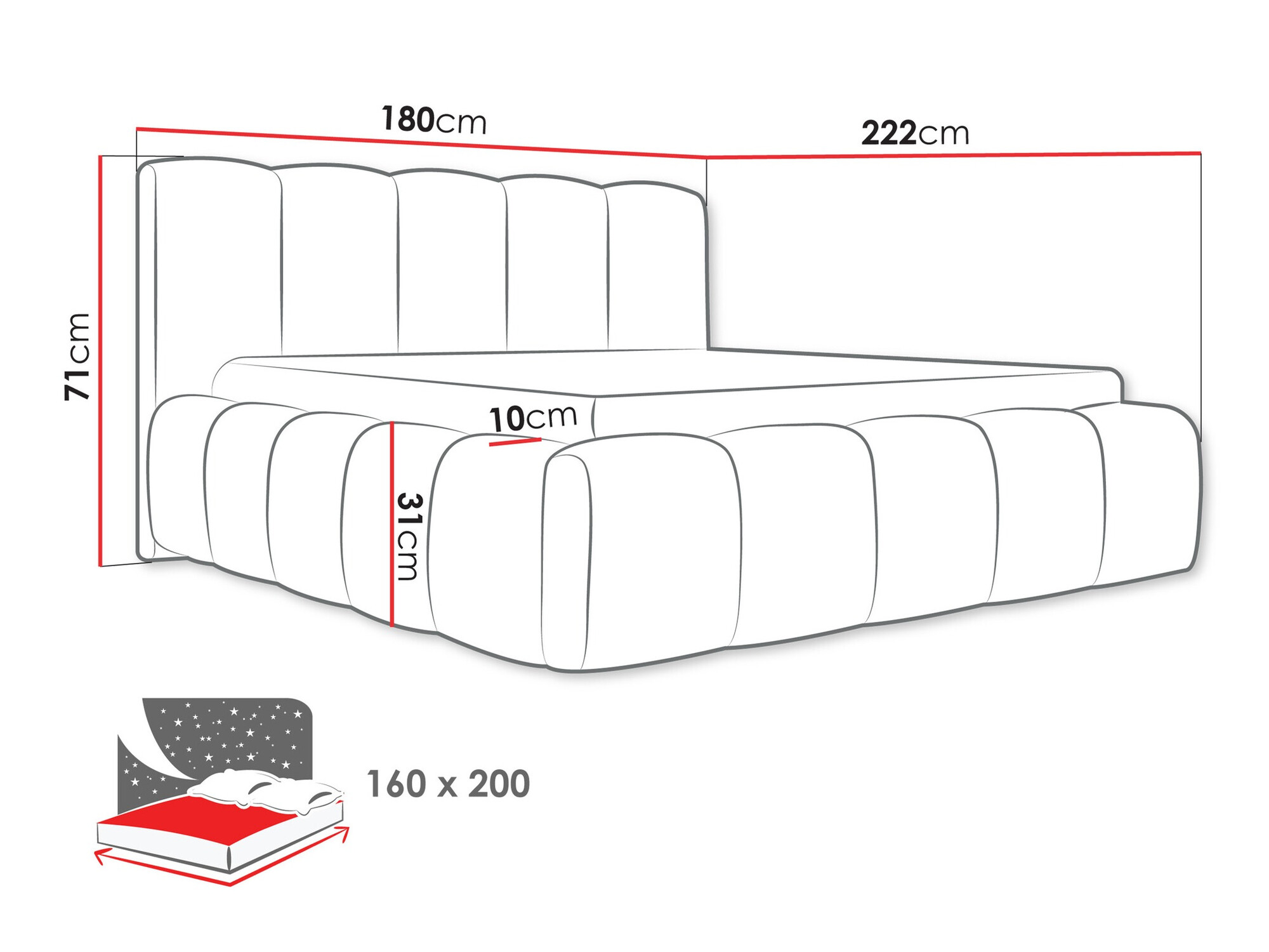 Krevet TrendyNest 113 (Abriamo 07)