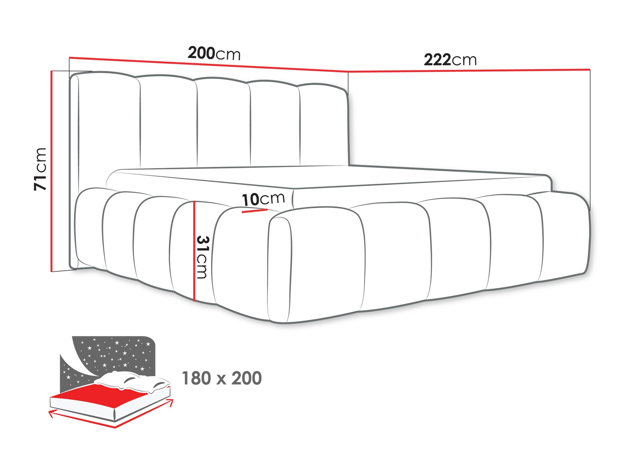 Krevet TrendyNest 113 (Abriamo 11)
