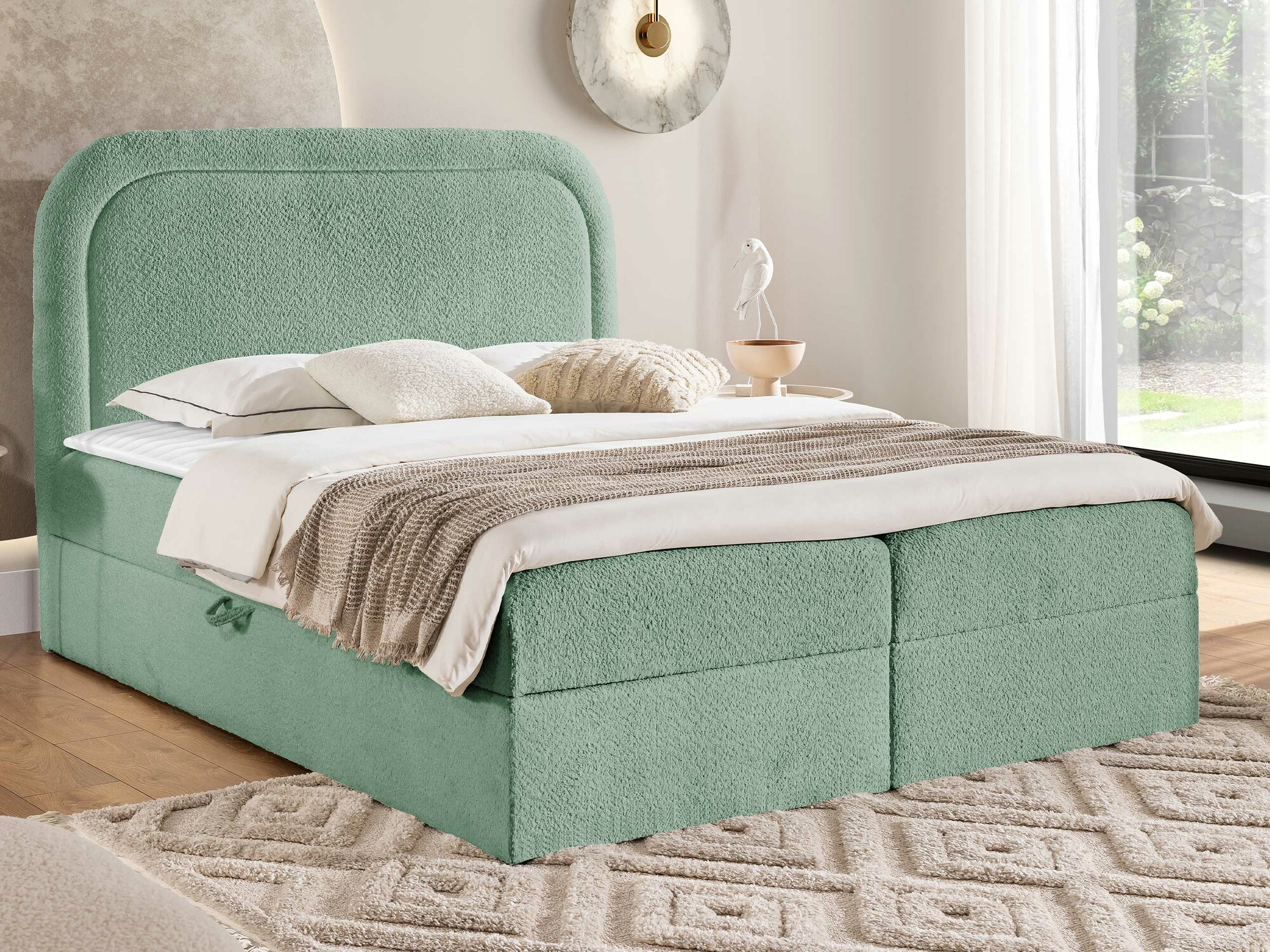 Boxspring krevet Baltimore 197 (Coral 55)