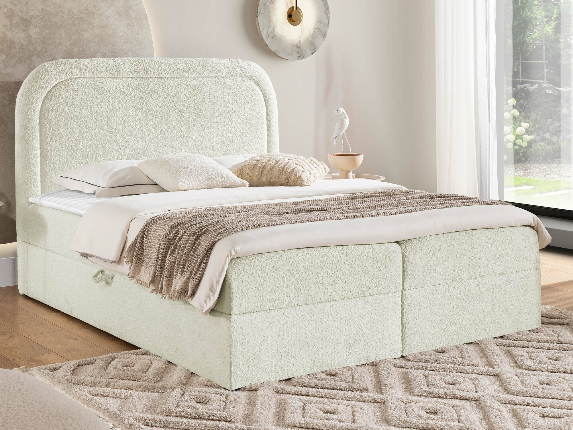 Boxspring krevet Color (Coral 15)