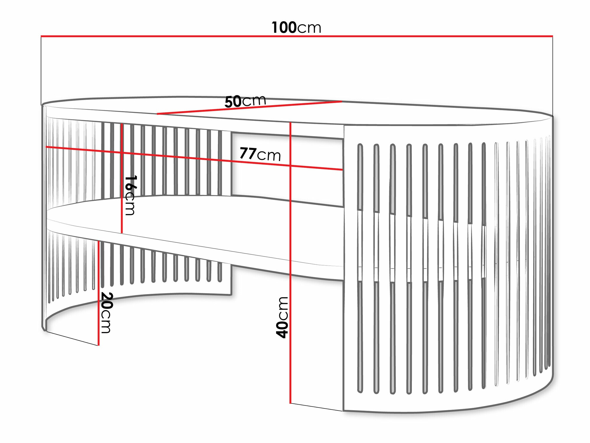 Stočić za kafu Sordore 116 (Zlatan + Kašmir)