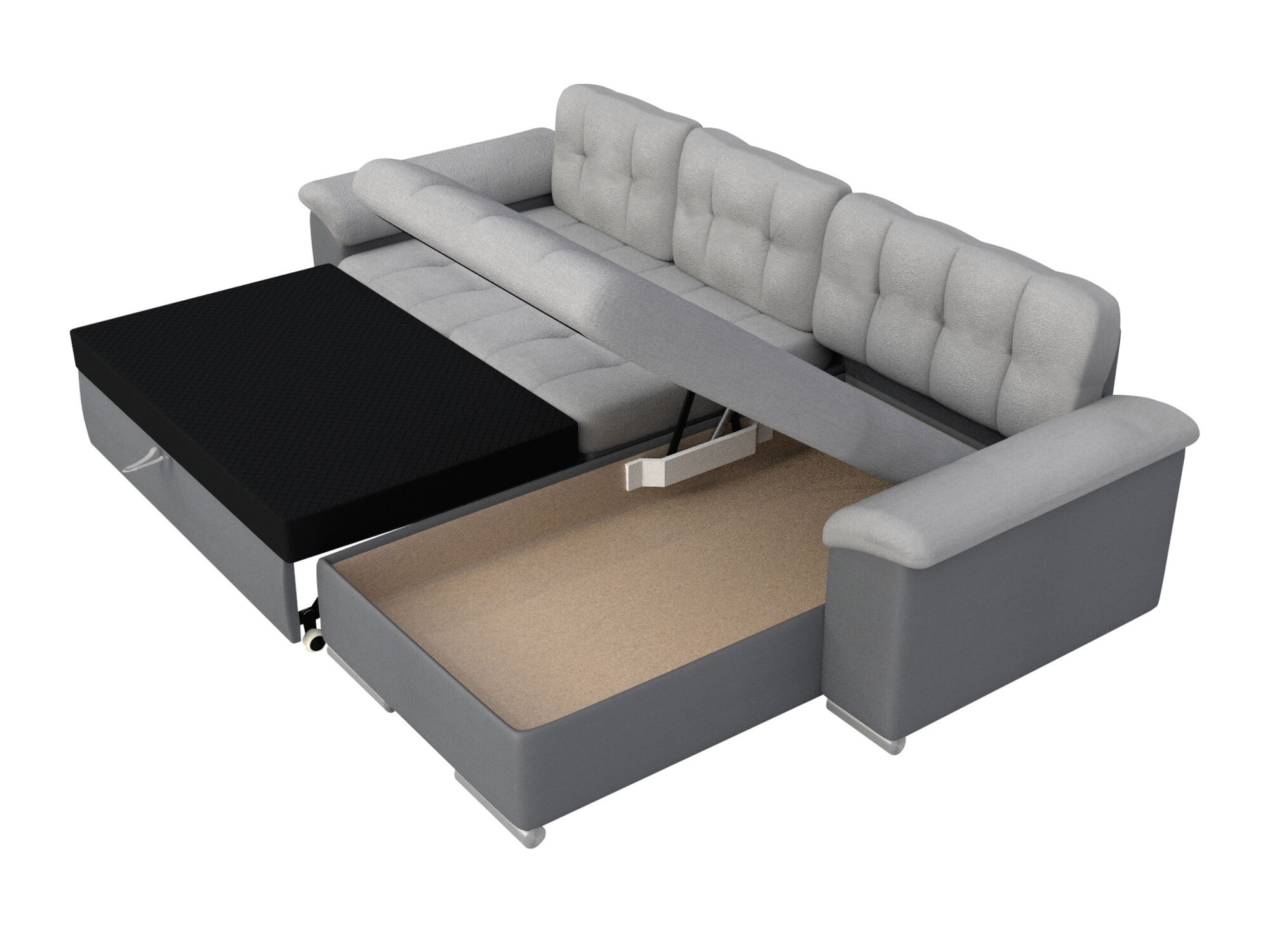 Ugaona sofa Comfivo 107 (Coral 45)