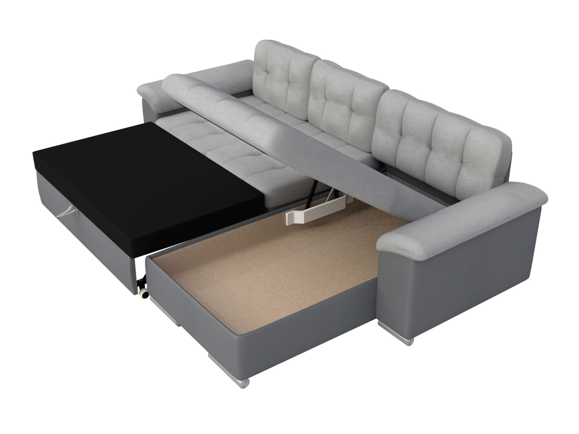 Ugaona sofa Comfivo 107 (Coral 45)