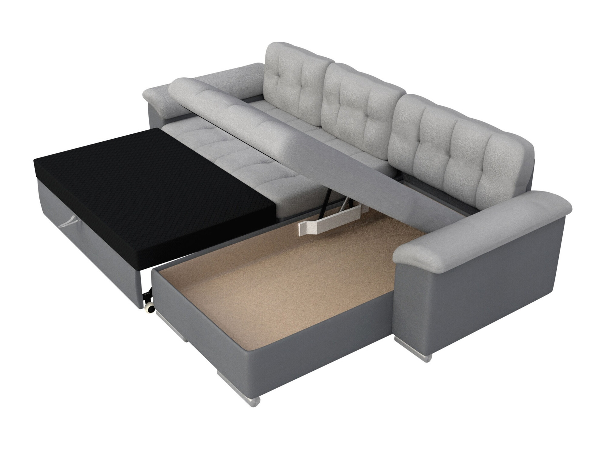 Ugaona sofa Comfivo 107 (Coral 75)