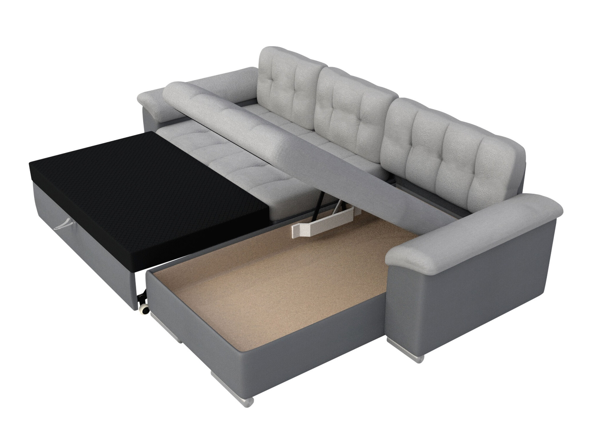 Ugaona sofa Comfivo 107 (Coral 75)