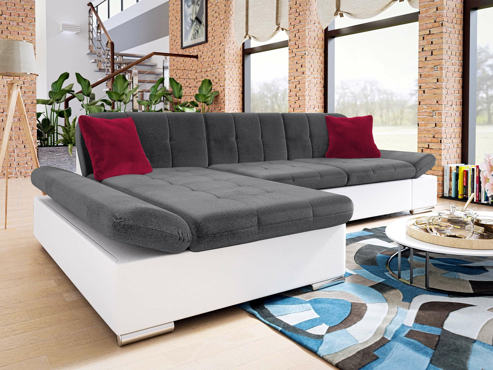 Ugaona sofa Comfivo 152 (Soft 017 + Kronos 22 + Kronos 02)