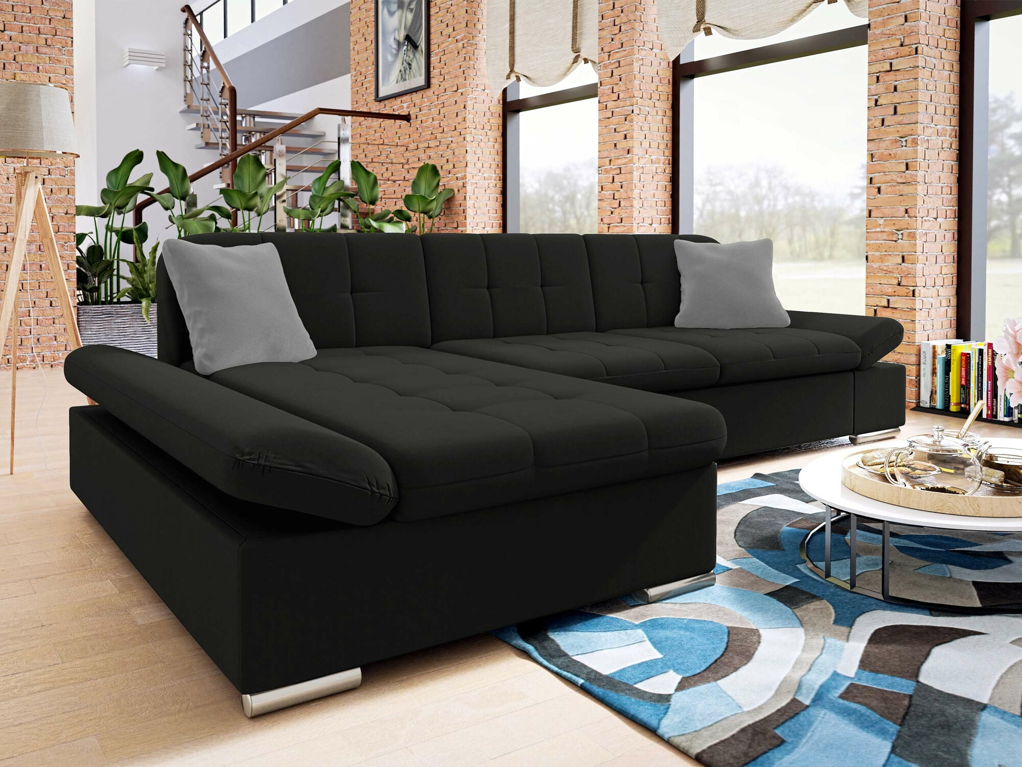 Ugaona sofa Comfivo 152 (Uttario Velvet 2980 + Uttario Velvet 2972)