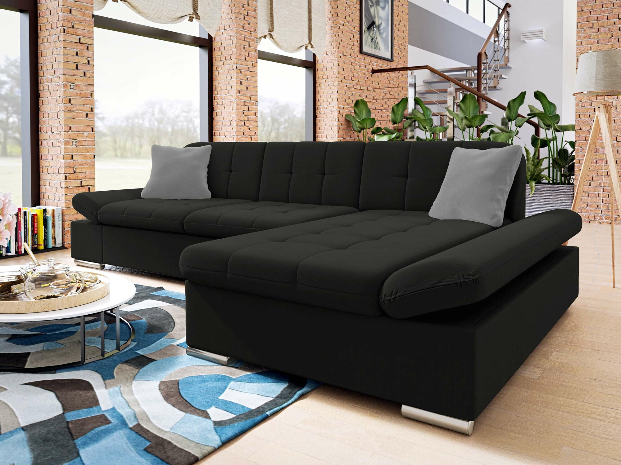 Ugaona sofa Comfivo 152 (Uttario Velvet 2980 + Uttario Velvet 2972)