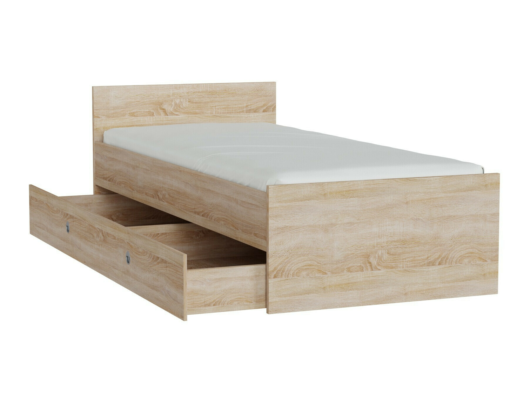 Krevet Novsore 126 (Sonoma hrast)