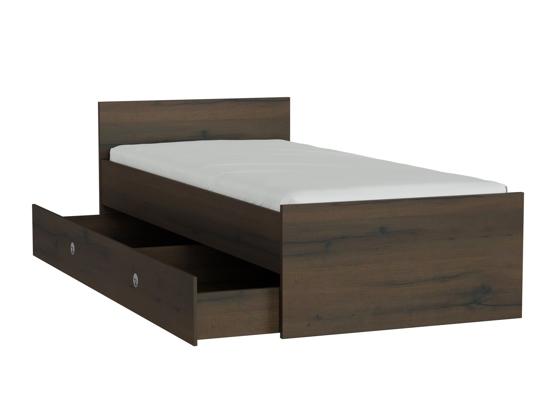 Krevet Novsore 126 (Tamni hrast)