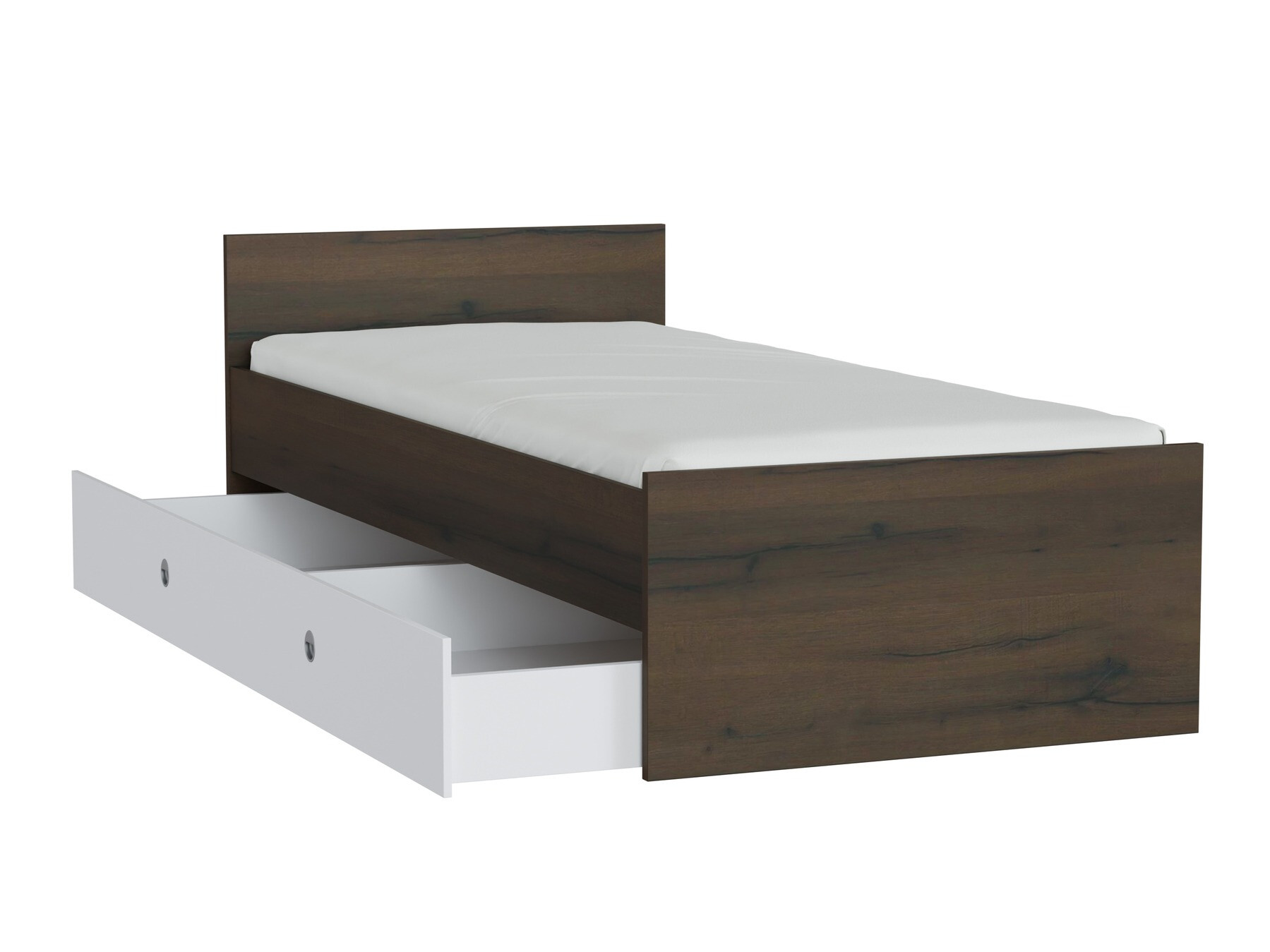 Krevet Novsore 126 (Tamni hrast)